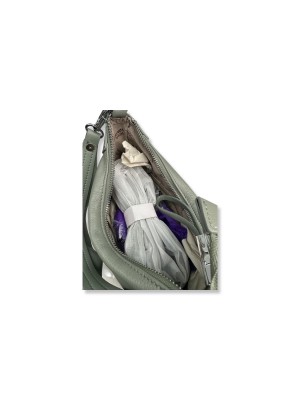 Женская сумка Velina Fabbiano 970119-gray-green